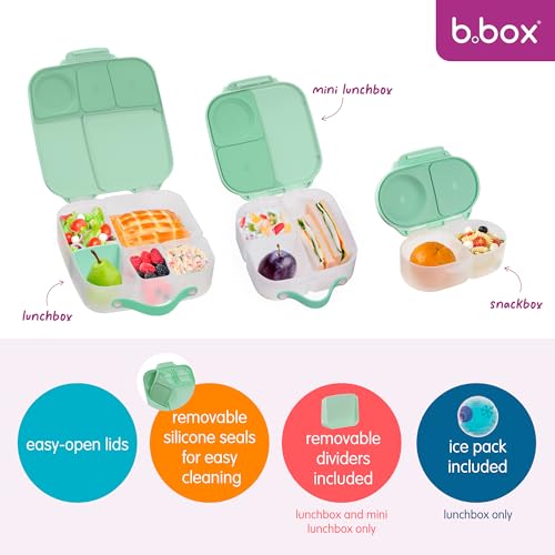 Snack Box Snack Containers for Kids (1-pack / Spearmint)