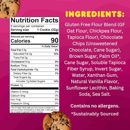 Whoa Dough Ready to Bake Cookie Dough Chocolate Chip (6.9 Ounce (Pack of 6))