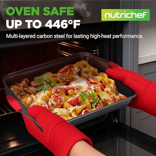10‑Piece Non‑Stick Bakeware Set (Set of 10 / Black)