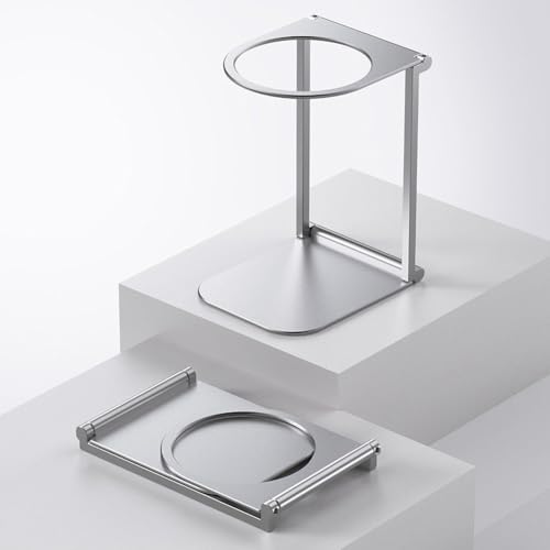 Coffee Drip Holder with Base Coffee Dripper Stand Coffee Filter Holder Portable Espresso Tool for Outdoor Travel Camping (12.3x9.5x7.7cm)