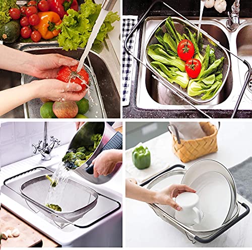 Over The Sink Colander (Small / Black)