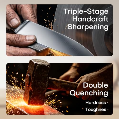 Premium Sharp Knife Set (Pro White Horizontal / 15 pieces)