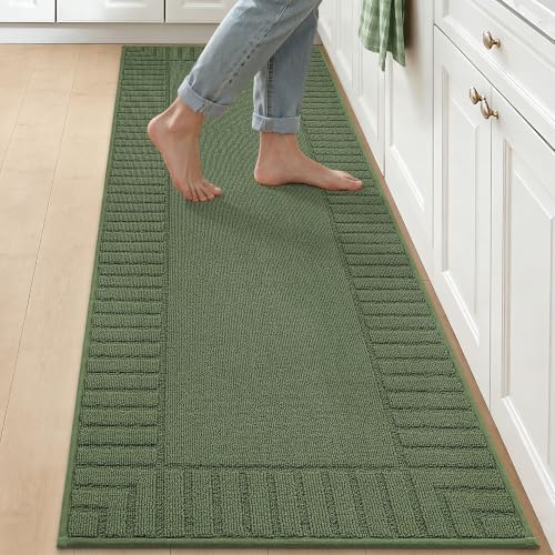 Kitchen Rugs 24"x71" (Green / 24" X 71" (Rectangular))