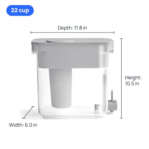 ZeroWater 23 Cup Water Filter Dispenser Removes PFAS (23-Cup)