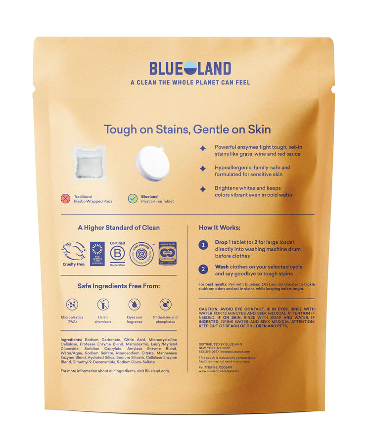 100% Plastic Free Laundry Detergent Tablets Set