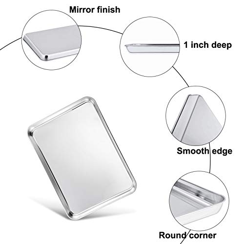 Baking Sheet with Cooling Rack Set (12.5 x 9.5 x 1inch)