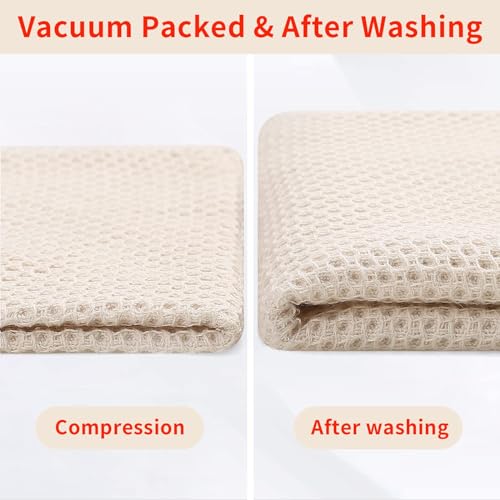 100% Cotton Waffle Weave Kitchen Dish Towels 12 (Mixed Color / 13 X 28 - 12 Pack)