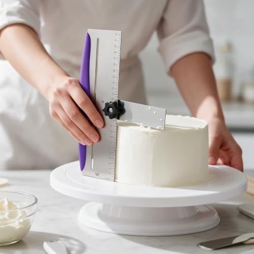 12 Inch Cake Scraper Smoother (Purple)
