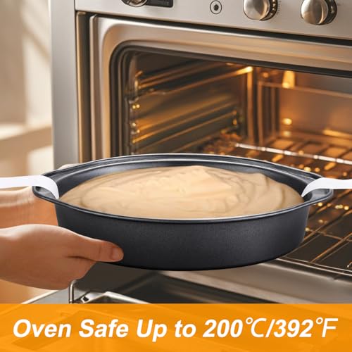 8 Inch Cake Pan (3PCS Black 8 inch Cake Pan)