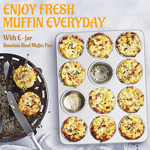 12 Cup Muffin Pan Set of 6