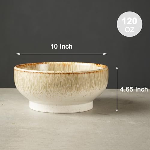 Extra Large Salad Bowl (tan color)