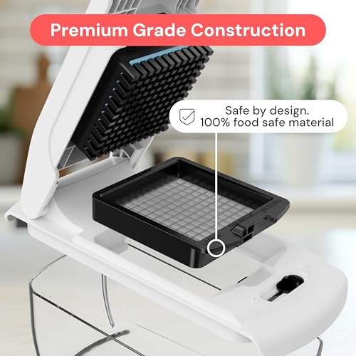 Pro Original Vegetable Chopper & Mandoline Slicer 8 (White / 8 in 1)