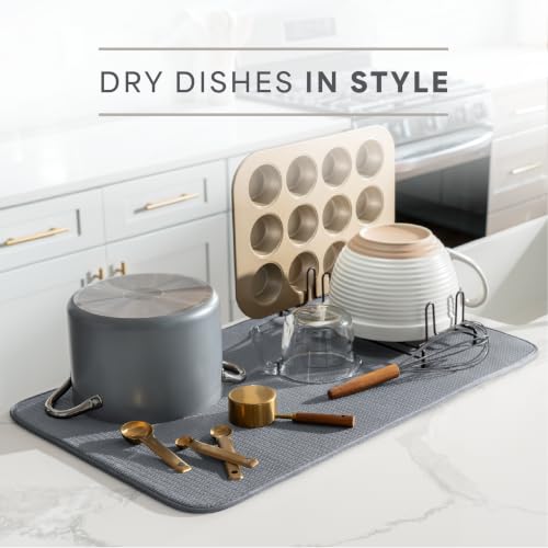 Dish Drying Mat (Charcoal / 18" x 30")