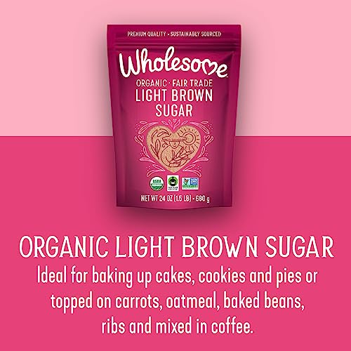 Fair Trade Organic Light Brown Sugar (Light Brown Sugar / 64 Ounce (Pack of 1))