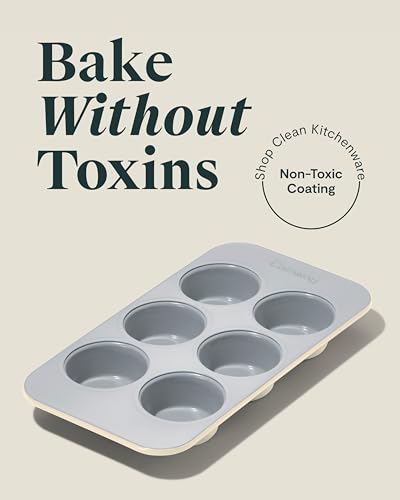 Non Stick Ceramic (Cream / 2x Muffin Pan (6 Cup))