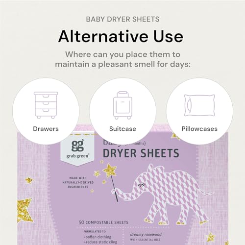 Baby Laundry Dryer Sheets (160 Count (Pack of 2))