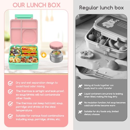 Bento Box for Kids (Light Pink)