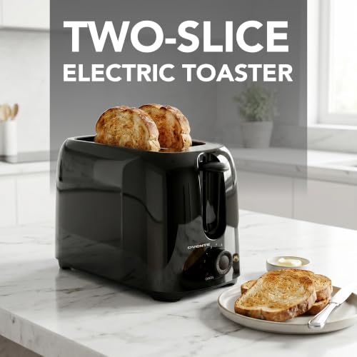 Electric 2 Slice Toaster Machine 6 (Black / 2-Slice)