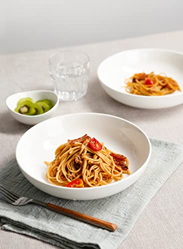 Pasta Bowls Large Salad Bowls (White / 35 Ounces)
