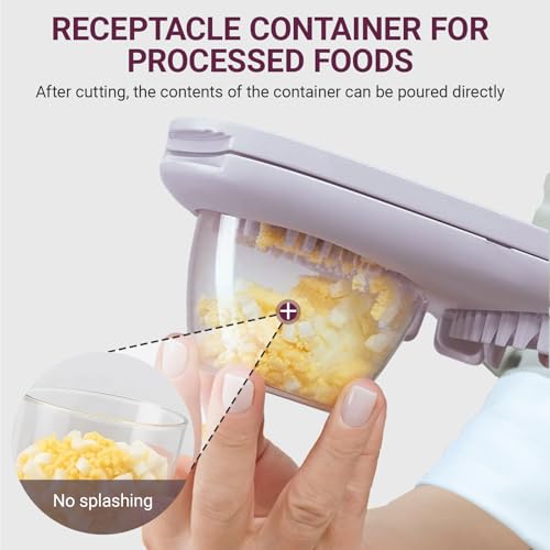 1 Pcs Heavy Duty Egg Slicer with 3 Cutting Modes (White)
