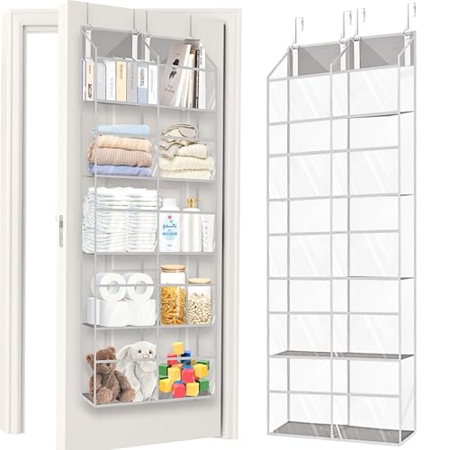 Over the Door Organizer 5 Tiers (Clear - 5 Tiers - 1 Pack)