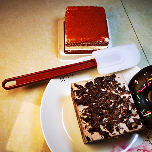 Commercial Grade Silicone Rubber Spatula Set (2 Scrapers 14"(M))