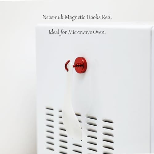 Magnetic Hooks (Red / 1.02 inches)