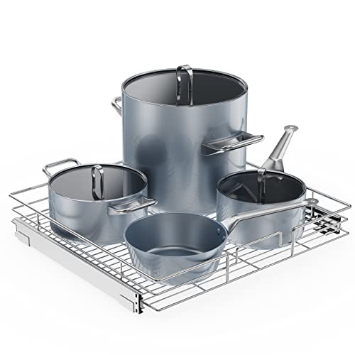 Pull Out Cabinet Organizer (1 Tier / 20"W x 21"D)