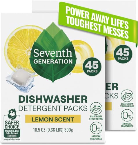 Dishwasher Detergent Packs (45 Count (Pack of 2))