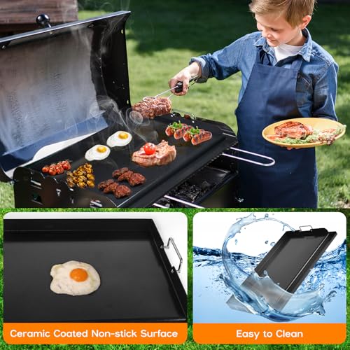 Nonstick Griddle Top for Gas Grill (25" x 16" x 2.2")