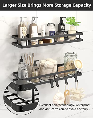 Spice Rack Organizer Wall Mount (Simple black)