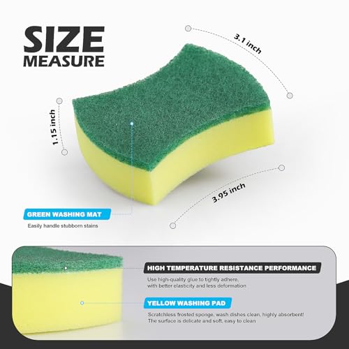 Kitchen Cleaning Sponges (96 pack)