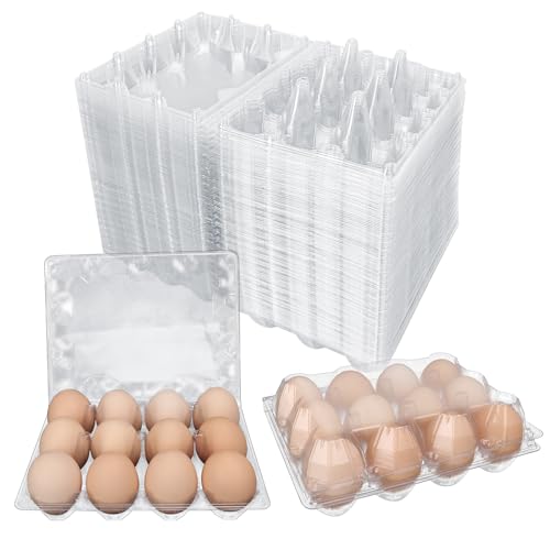 120 Pack Bulk Egg Cartons (120 Pack Egg Cartons 12 Grids 3x4)