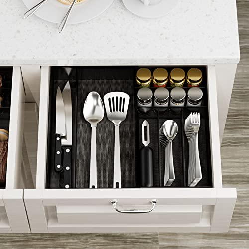 Utensil Drawer Organizer (Black)