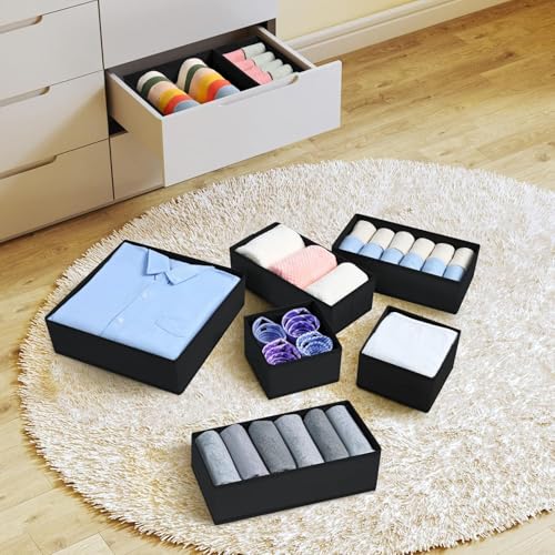 Drawer Organizer 15 Pack (Black / 15 Pack)