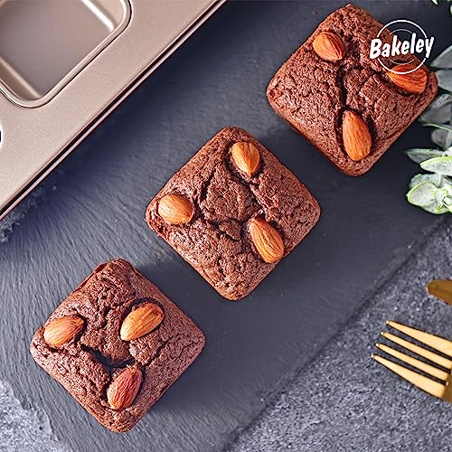 Brownie Cake Pan (11.0"D x 11.0"W x 1.6"H / Champagne Gold)