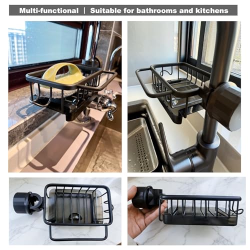 Sink Organizer Rack (Black / Right)