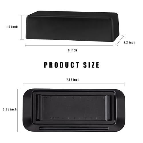 Black Butter Dish (Small-Black)