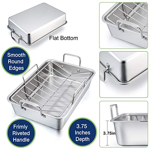 16" Roasting Pan with Racks (Large)