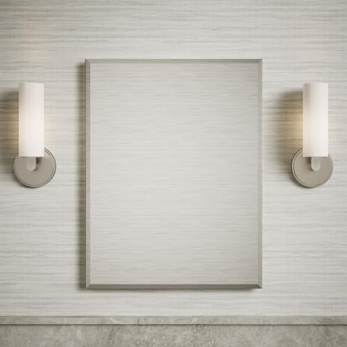 Frameless Bathroom Mirror Medicine Cabinet (Beveled Edge / 20 in. x 26 in.)