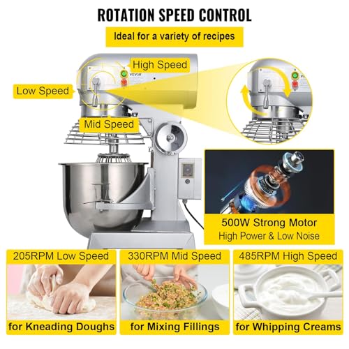 10Qt Commercial Food Mixer with Timing Function (10 Quart / Food Mixer)