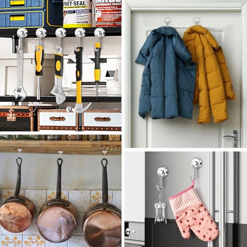 Magnetic Hooks (Silver / 0.79in)