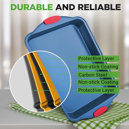 10 Piece Nonstick Bakeware Set (10-Piece Set)