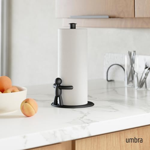 Buddy Countertop Paper Towel Holder (Black / Black / Paper Towel Holder)