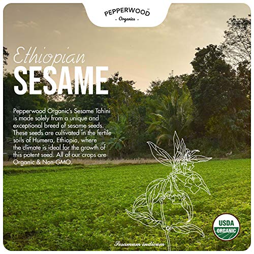 Organic Whole Sesame Tahini Paste (11.6 Ounce (Pack of 2))