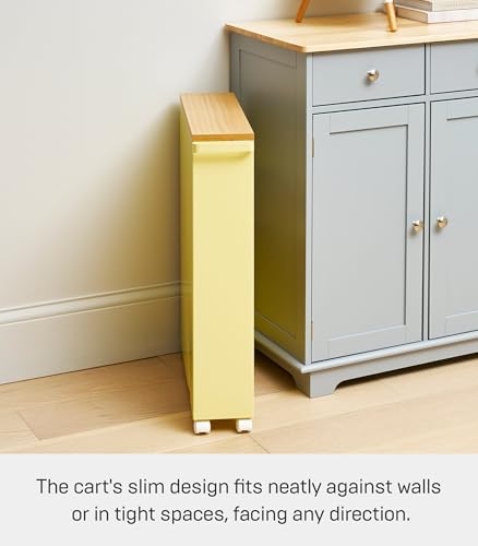 Home Bathroom Cart (Yellow)