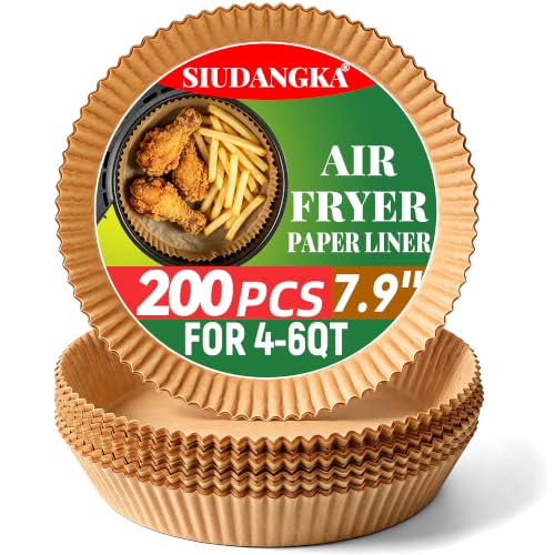 200Pcs Air Fryer Liner Disposable for Ninja Air Fryer AF101 (200pcs Round)