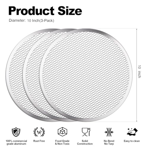 3 Pcs Pizza Screen (10inch)