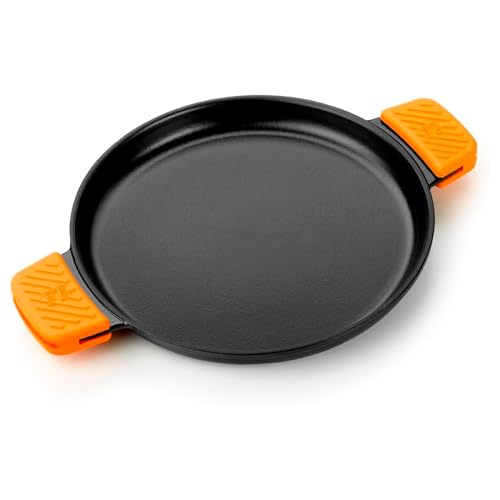 COOKWARE Efficient Iron Round Smooth Grill (Round Grid)