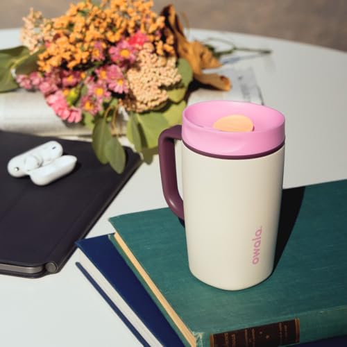 SmoothSip Slider Stainless Steel Insulated Travel Mug with Handle (With Handle / 12 Ounces / Daybreak)